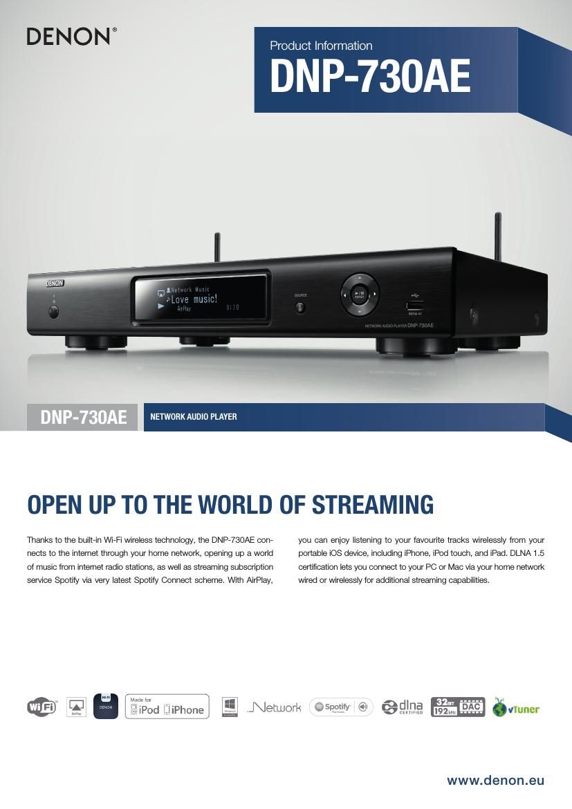 Denon DNP 730AE Brochure (1)